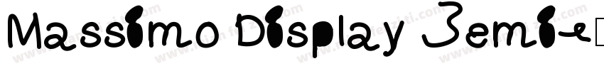 Massimo Display Semi字体转换